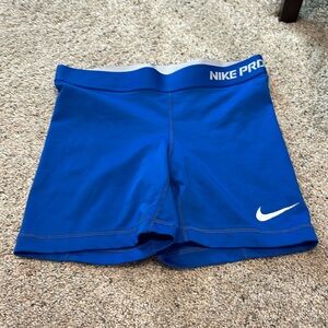 Nike pro spandex shorts